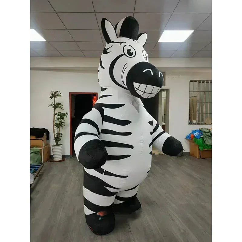 Funny Zebra Inflatable Mascot  - Costumes review and price