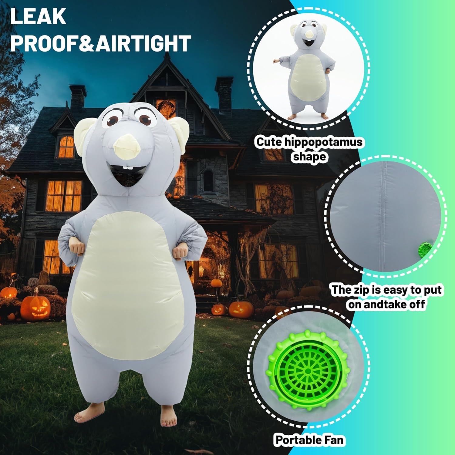 Inflatable Mouse Costume for A - Costumes review and price