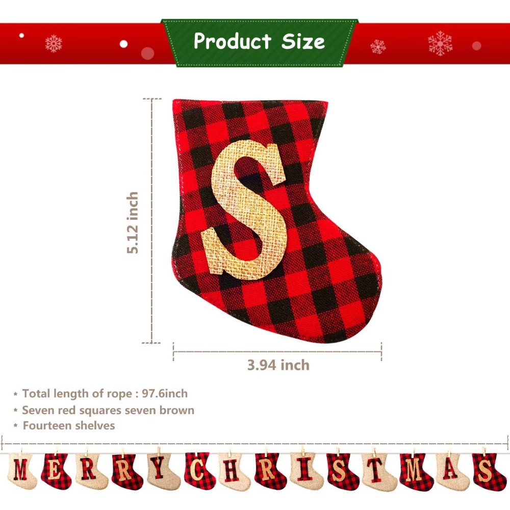 Sock-shaped Christmas Hanging  - Party Supplies review and price